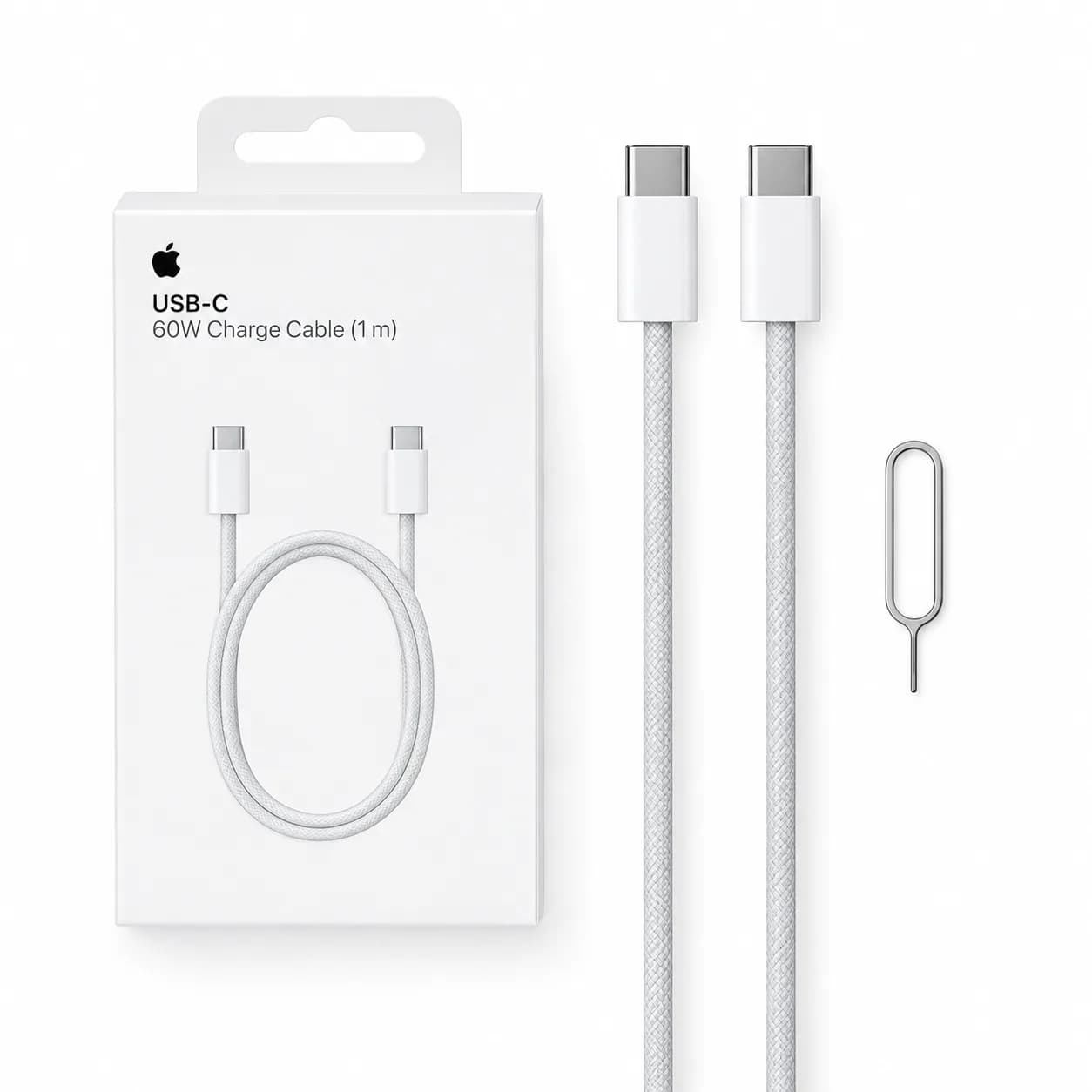 کابل شارژ USB-C اپل مدل 60W-C طول 1 متر، پشتیبانی از توان 60 وات، سازگار با دستگاههای دارای رابط USB-C — تصویر ۱۱