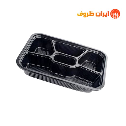 ظرف یکبار مصرف مشکی کد 501 مهرپارسا / کارتن 100 عددی — تصویر ۲