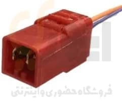 سوکت دو خانه ردیفی قرمز سوکت سما الکتریک