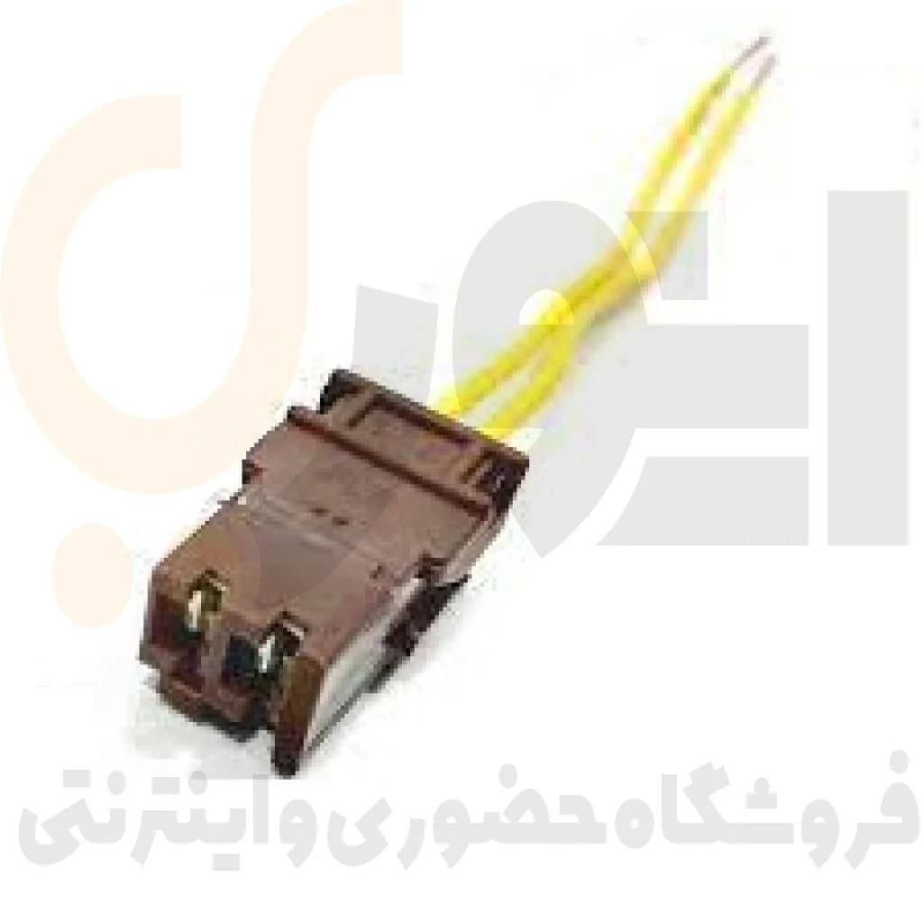 سوکت دو خانه ردیفی قهوه ای سوکت سما الکتریک