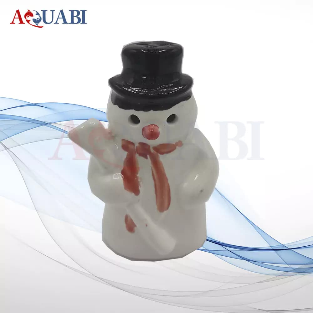 مجسمه آکواریوم آدم برفی