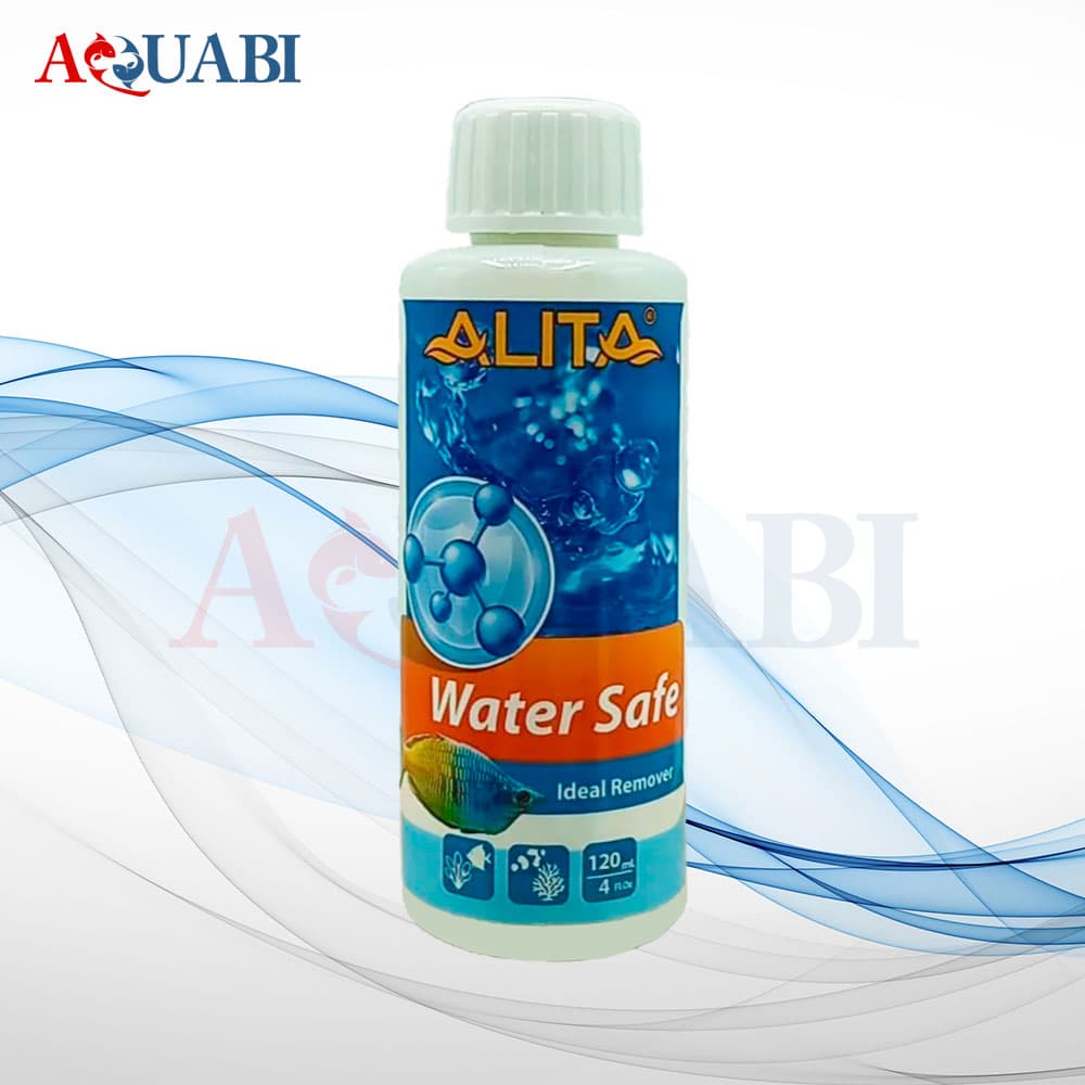 واتر سیف آلیتا 120ml (محلول آماده ساز و بهینه ساز آب آکواریوم) — تصویر ۲