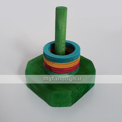 بازی میله و حلقه رنگی طوطی سانان کد 1 — تصویر ۴
