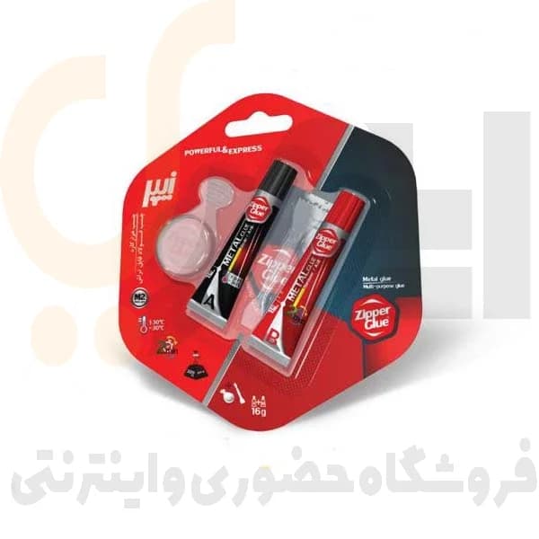 چسب دو قلوی زیپر (ZIPPER) مات مدل M2 وزن 16 گرم