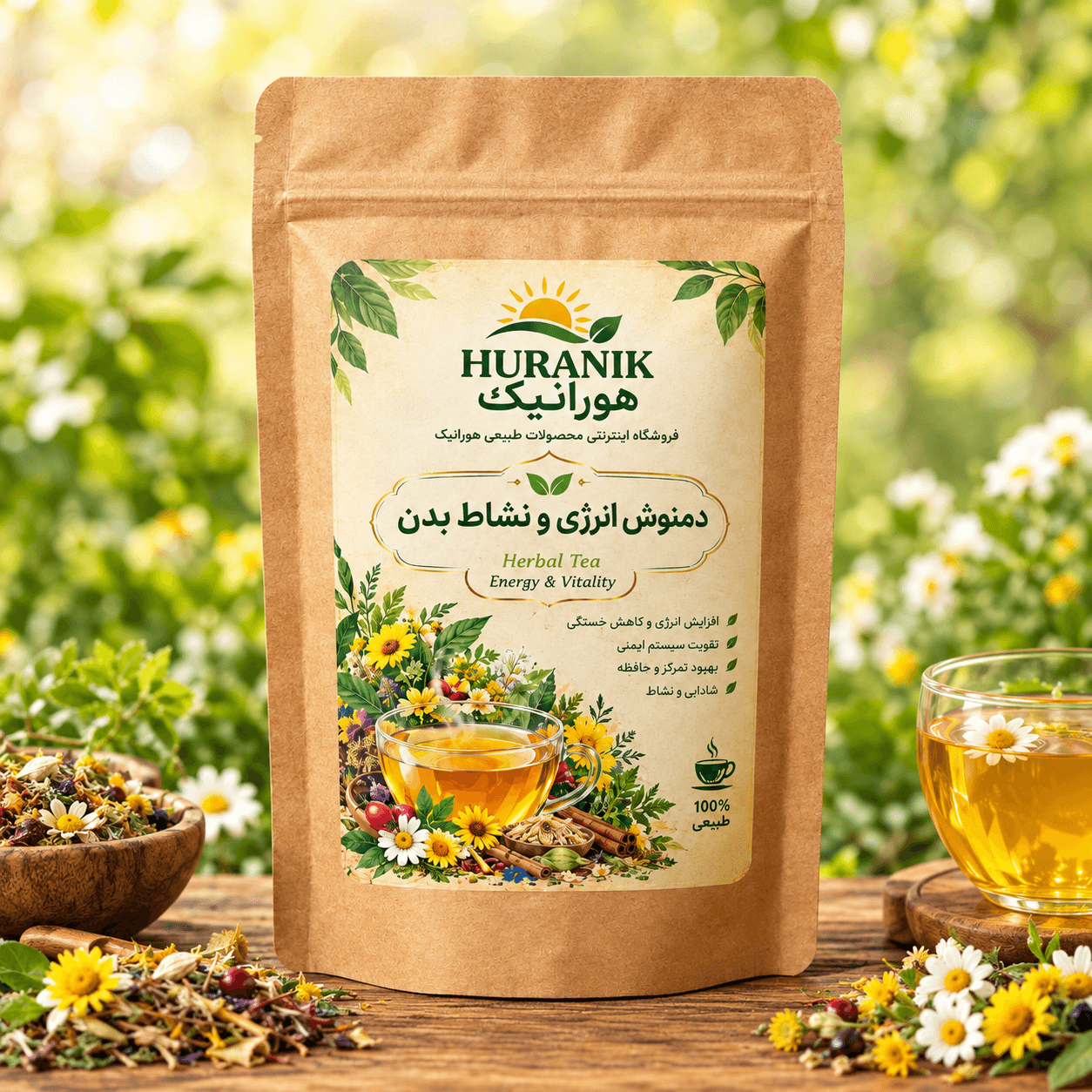 دمنوش انرژی و نشاط عمومی بدن