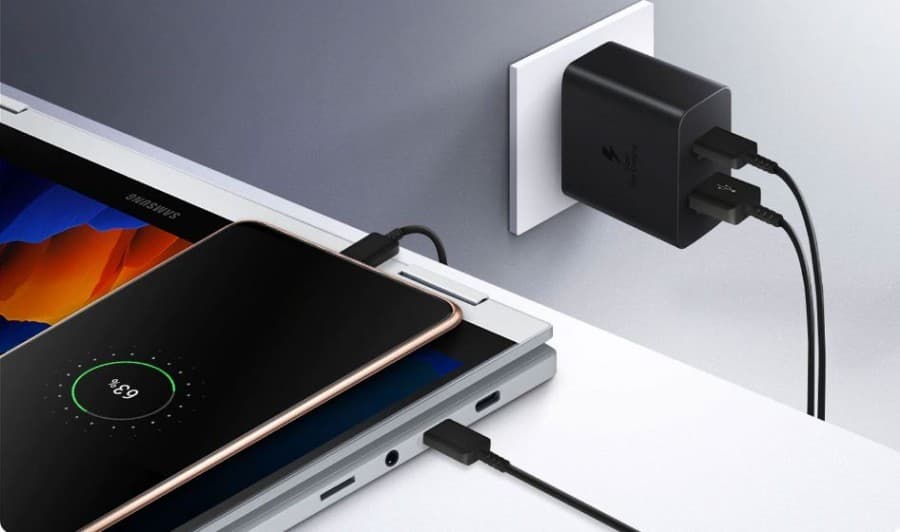 آداپتور شارژر سامسونگ Samsung 35W PD Power Adapter Duo — تصویر ۲