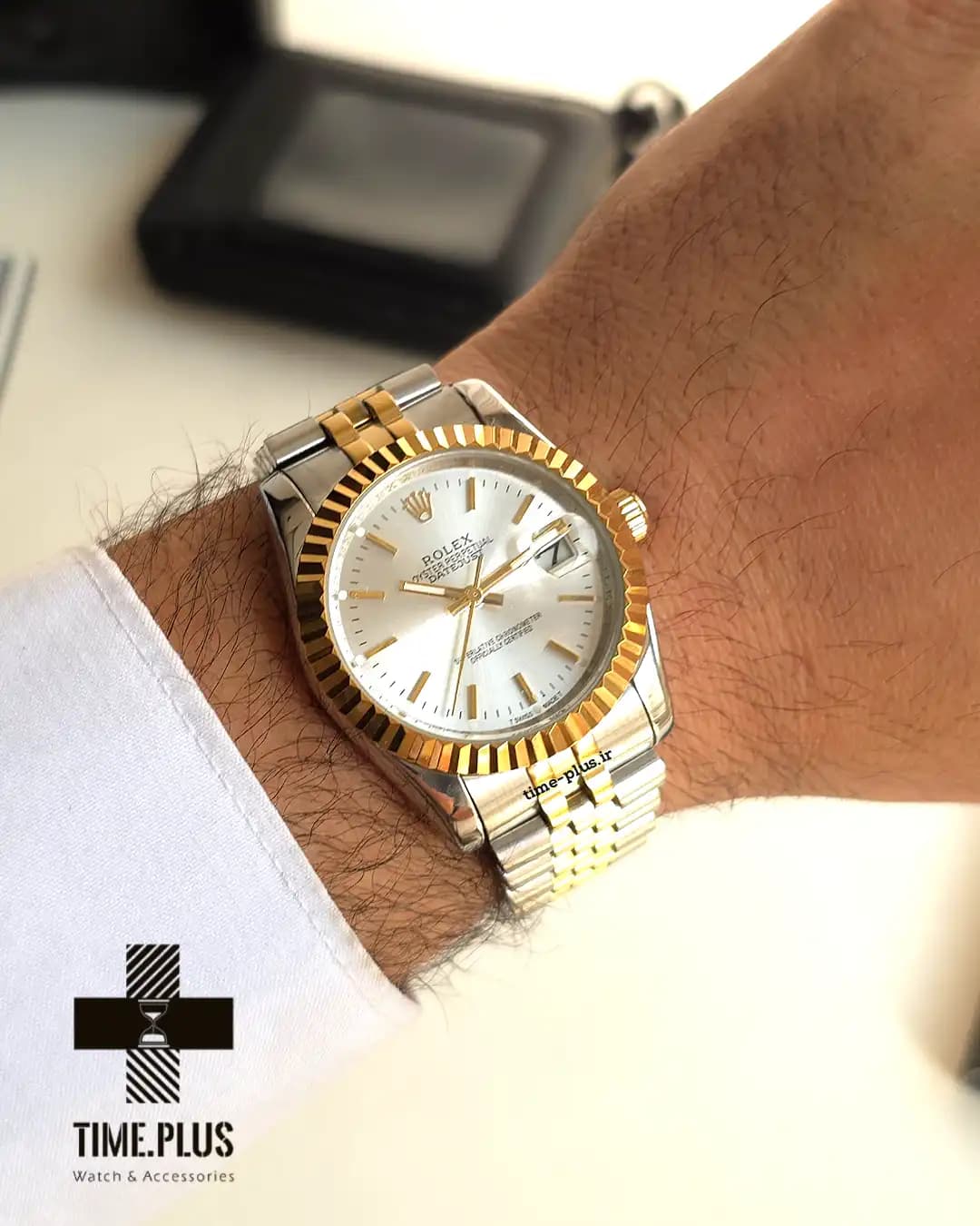 ساعت رولکس مردانه Datejust صفحه نقره ای — تصویر ۲