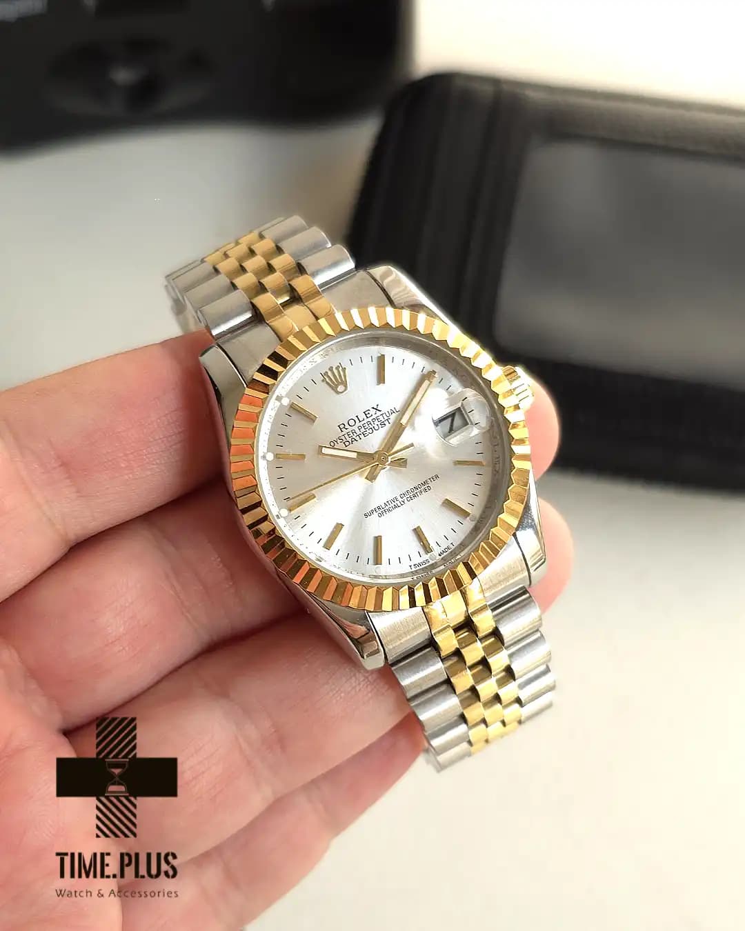 ساعت رولکس مردانه Datejust صفحه نقره ای — تصویر ۳