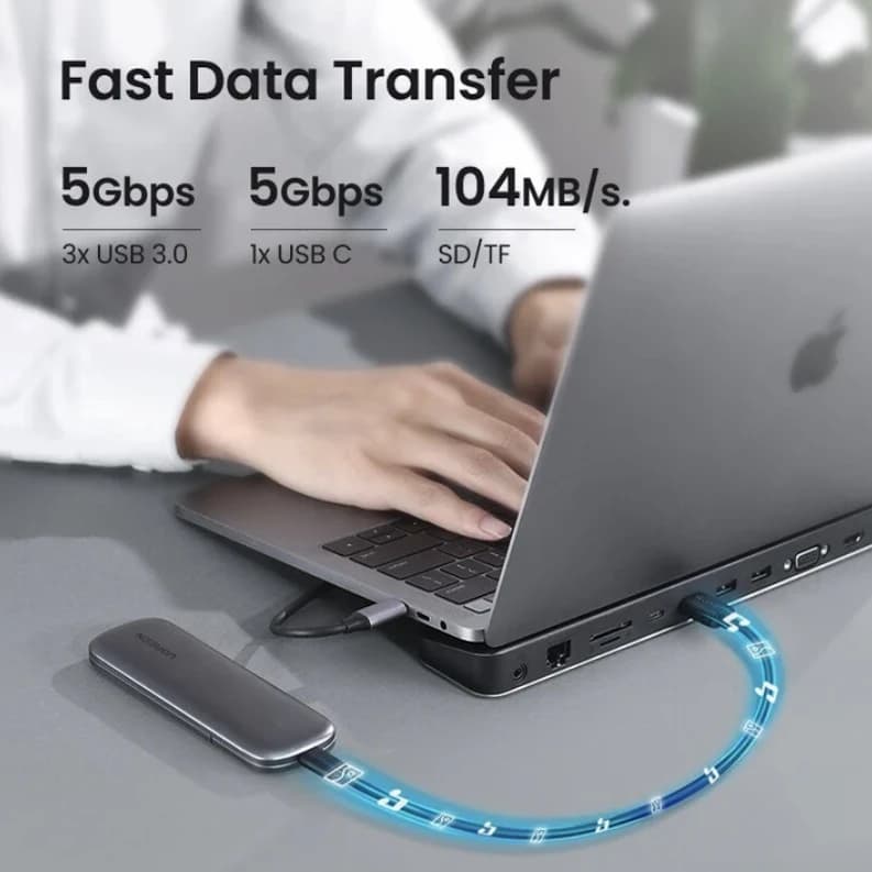 هاب داک استیشن ۱۱ پورت یوگرین مدل CM235-60571 — تصویر ۵