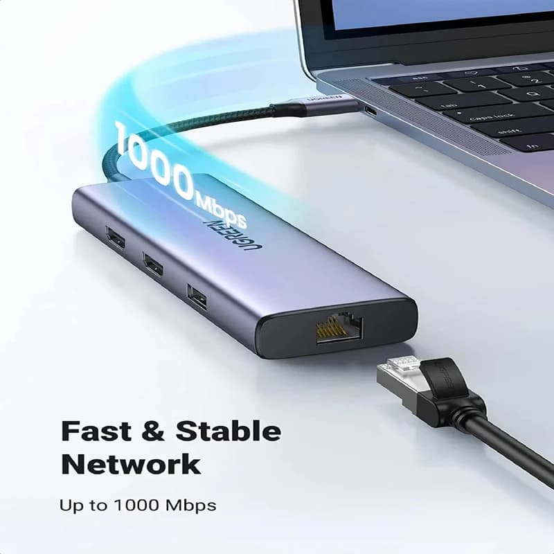 هاب 9 پورت USB-C یوگرین مدل CM490 کد 90119