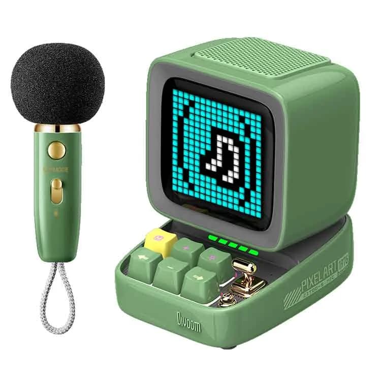 اسپیکر Divoom Ditoo-Mic 5M – بی‌سیم – سبز- نسخه جدید