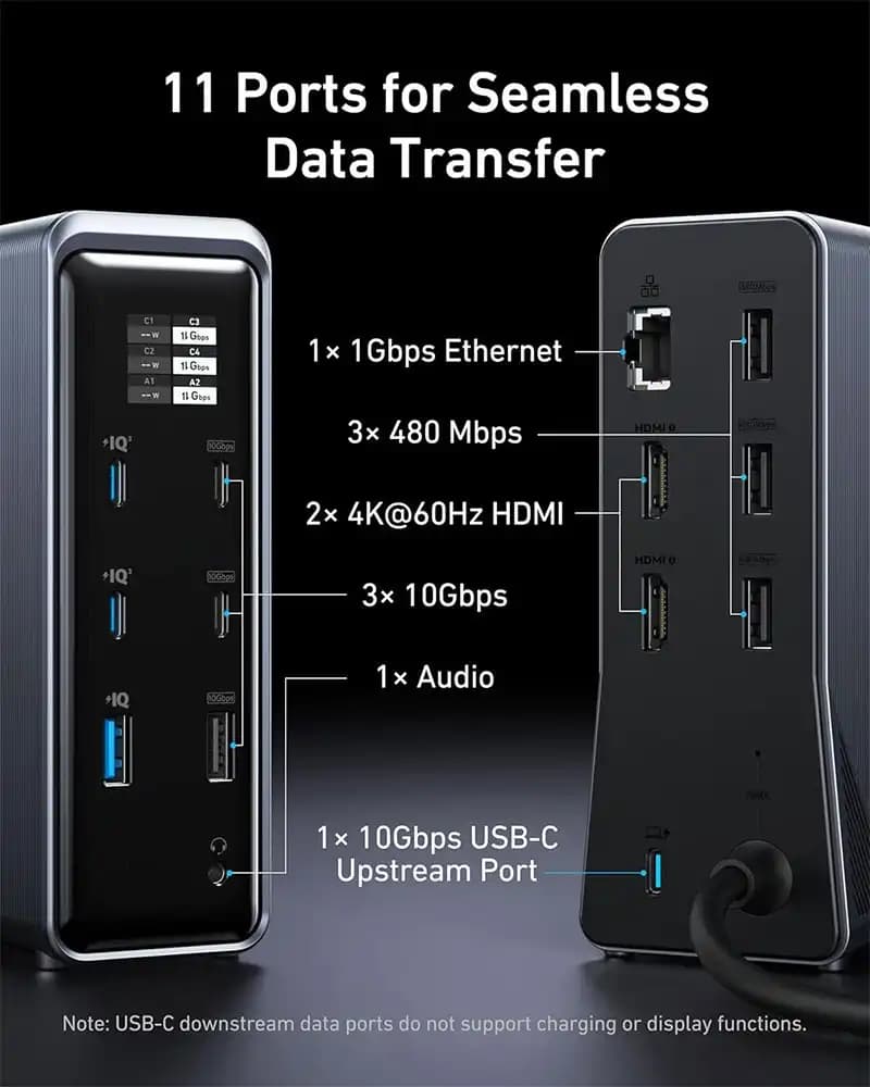 هاب شارژ 14 پورت 160 وات انکر — تصویر ۵