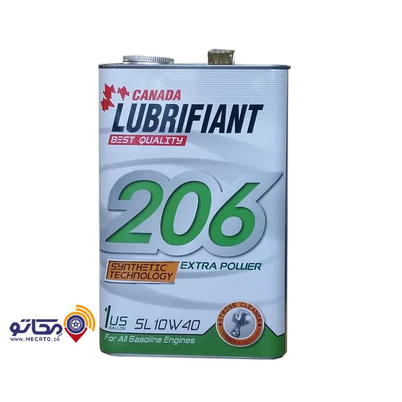 روغن موتور کانادا لوبریفنت مدل اکسترا پاور 206 SL 10w-40 حجم 3/8 لیتر