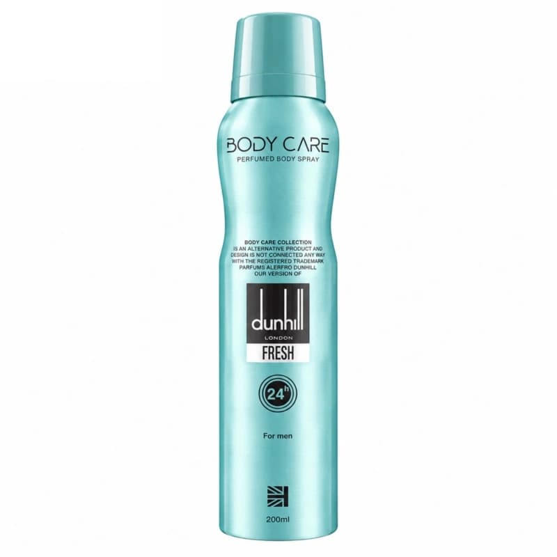 اسپری بدن مردانه بادی کر رایحه دانهیل فرش (Dunhill Fresh) حجم 200 میلی لیتر