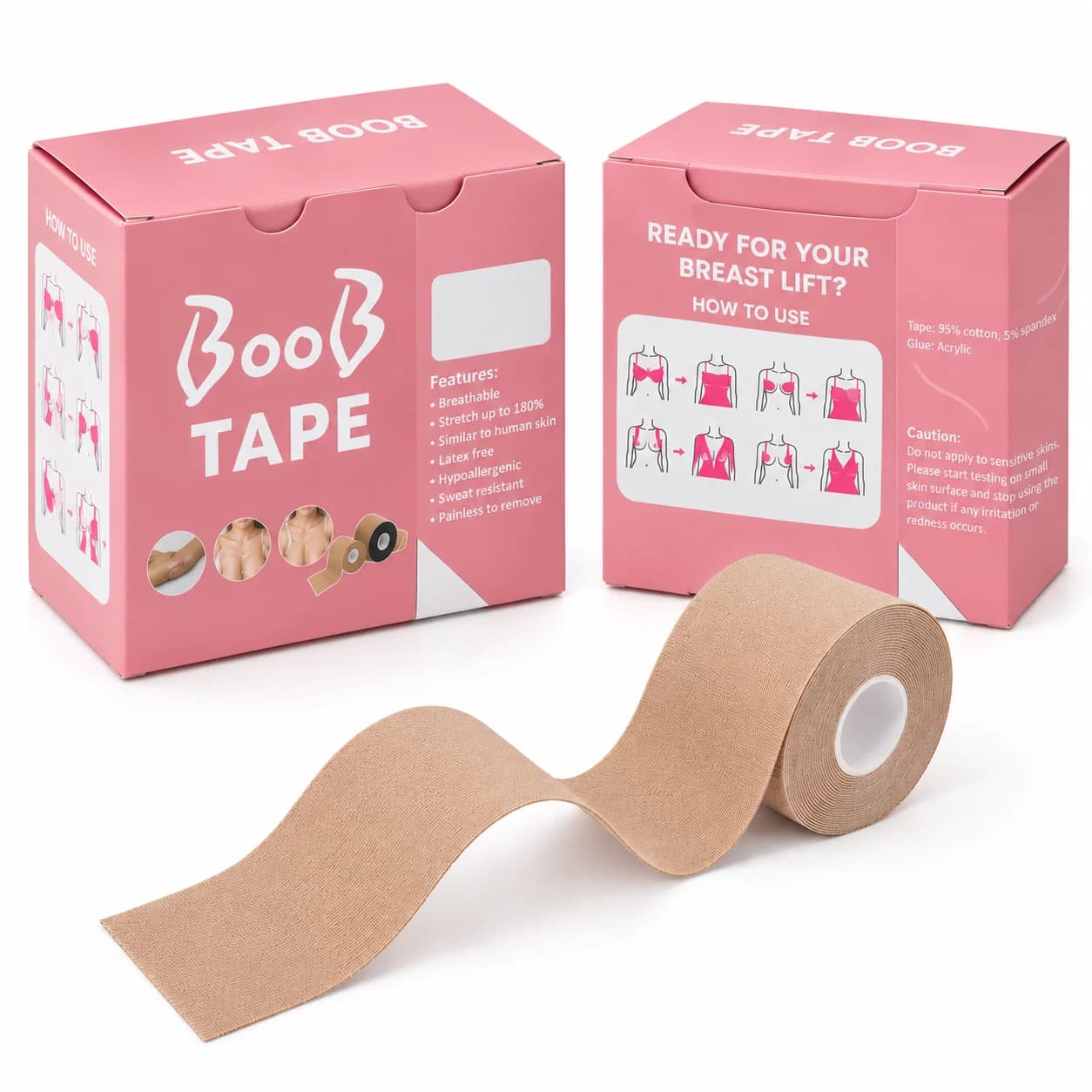چسب لیفت و فرم دهی سینه ۵ متری /BooB Tape