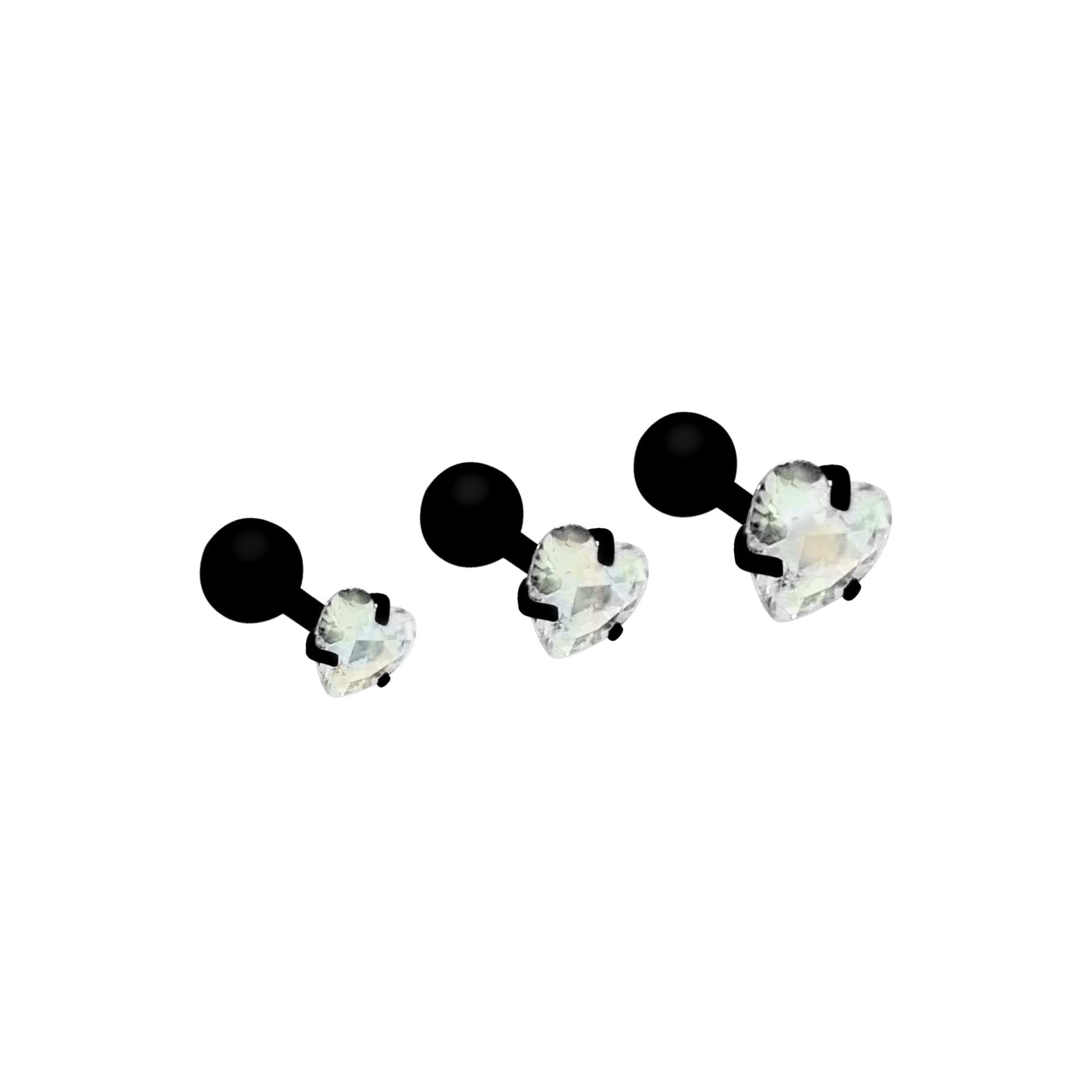 پیرسینگ گوش مدل PS1094 مجموعه 3 عددی