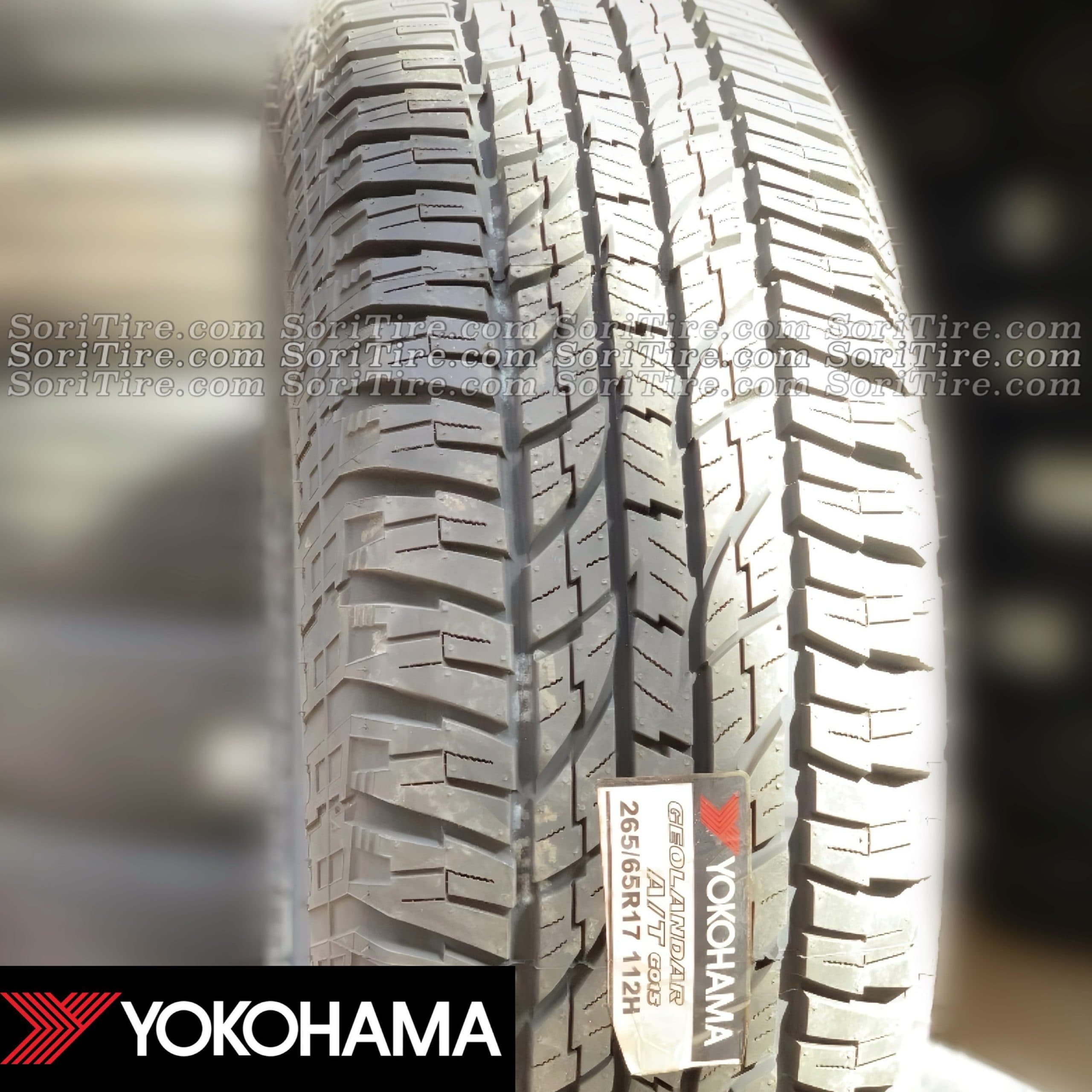 لاستیک یوکوهاما ژاپن 265/65R17 گل G015 تاریخ 2026 — تصویر ۲