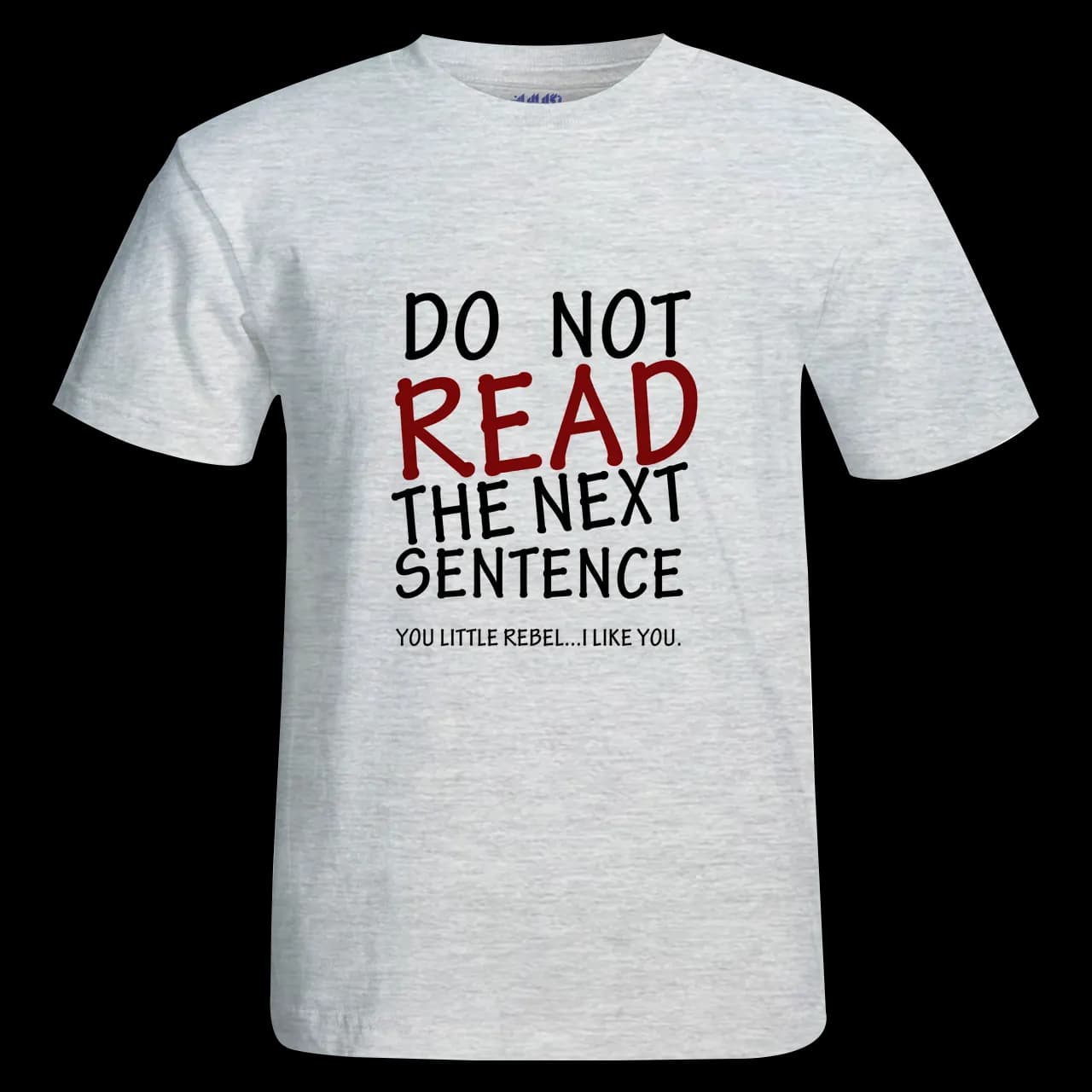 تیشرت do not read the next sentence مدل AL37 — تصویر ۲