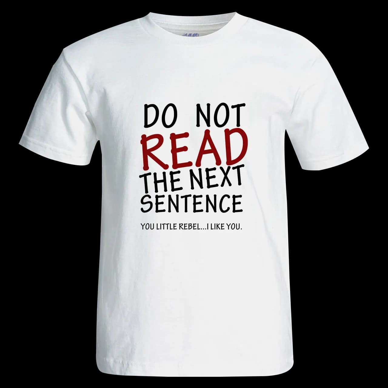 تیشرت do not read the next sentence مدل AL37