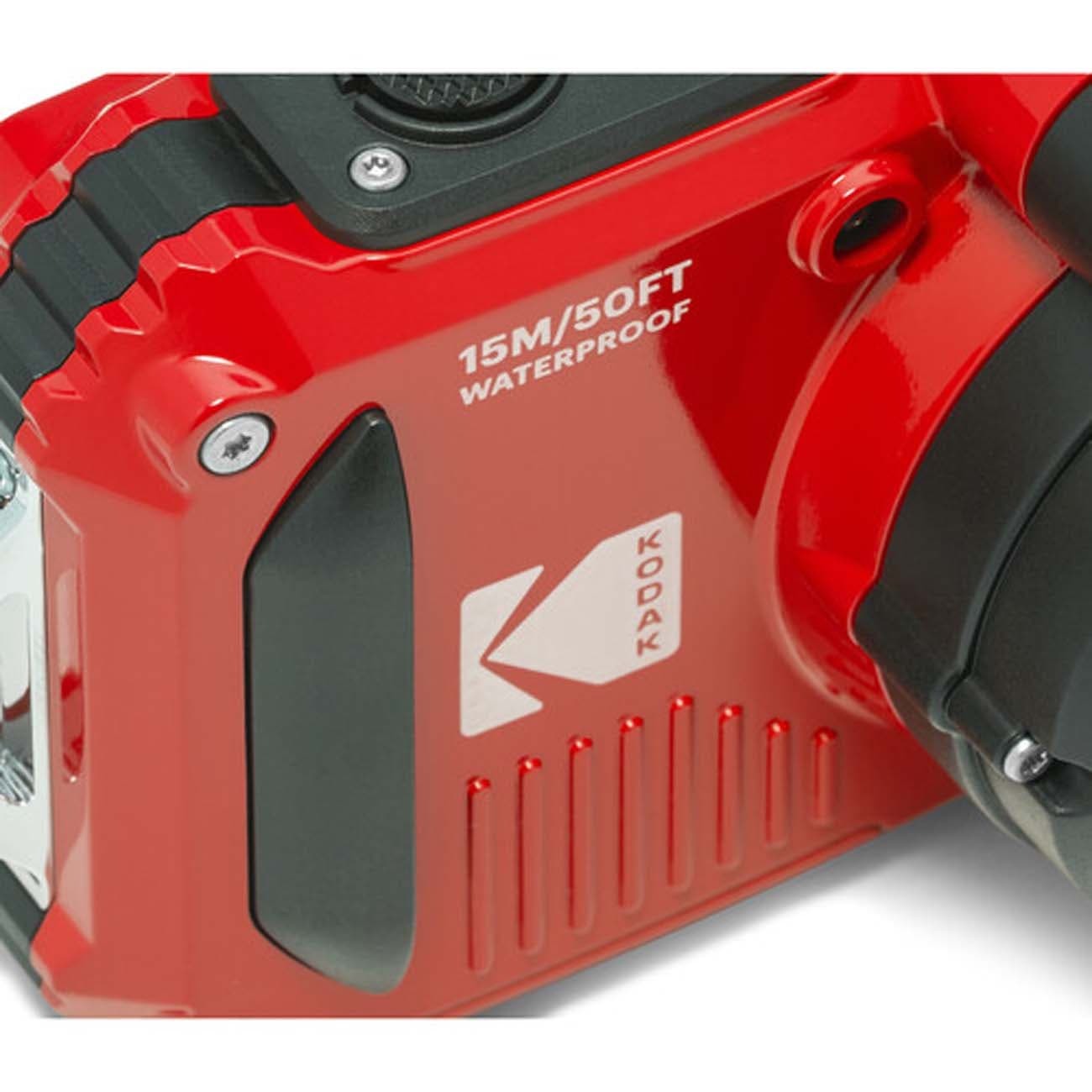 دوربین دیجیتال کداک Kodak PIXPRO WPZ2 Digital Camera Red — تصویر ۳