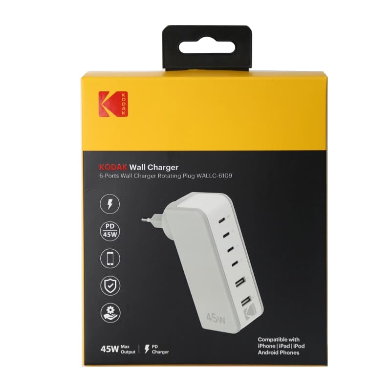 شارژر دیواری کداک 45 وات مدل Kodak WALL Charger-6109