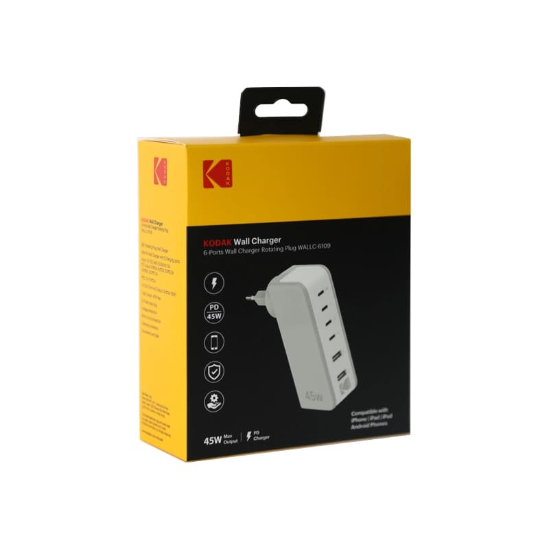 شارژر دیواری کداک 45 وات مدل Kodak WALL Charger-6109 — تصویر ۶