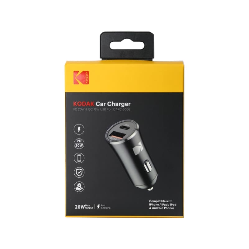 شارژر فندکی 20 وات کداک مدل CARC-6008