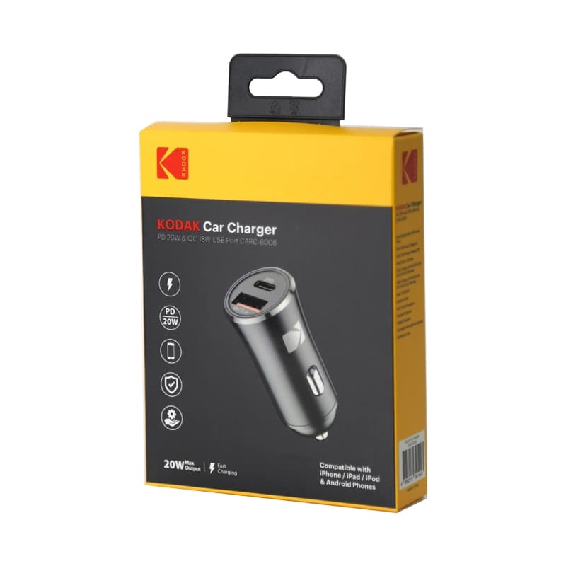 شارژر فندکی 20 وات کداک مدل CARC-6008 — تصویر ۵
