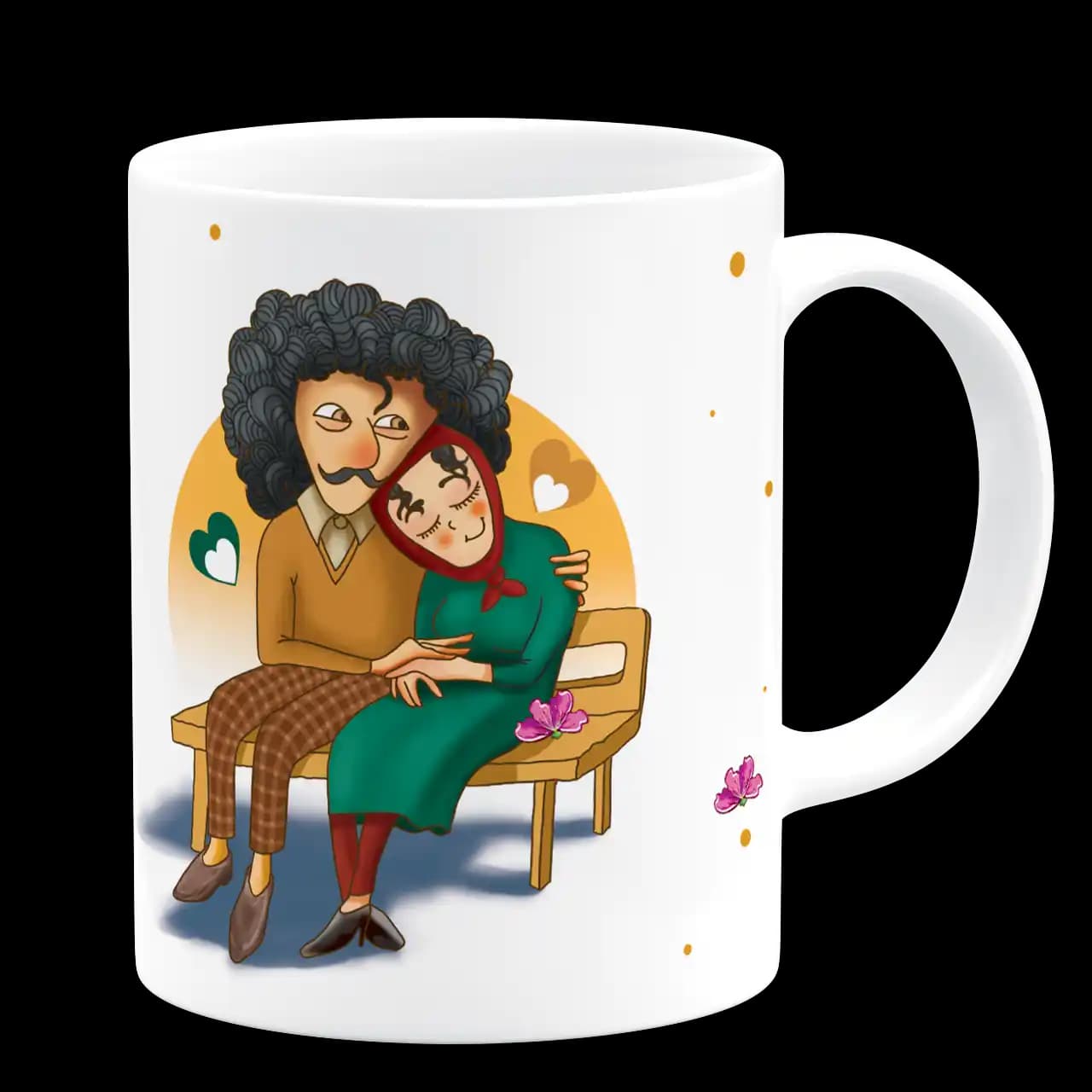 ماگ دل را قرار نیست مگر در کنار تو مدل AH 80 — تصویر ۳