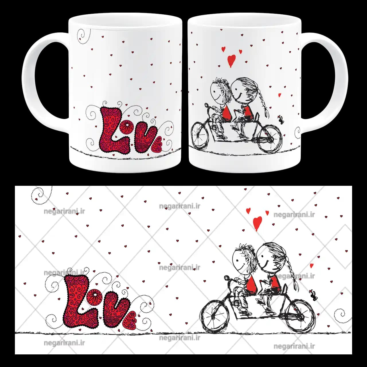 ماگ Love مدل AH 64