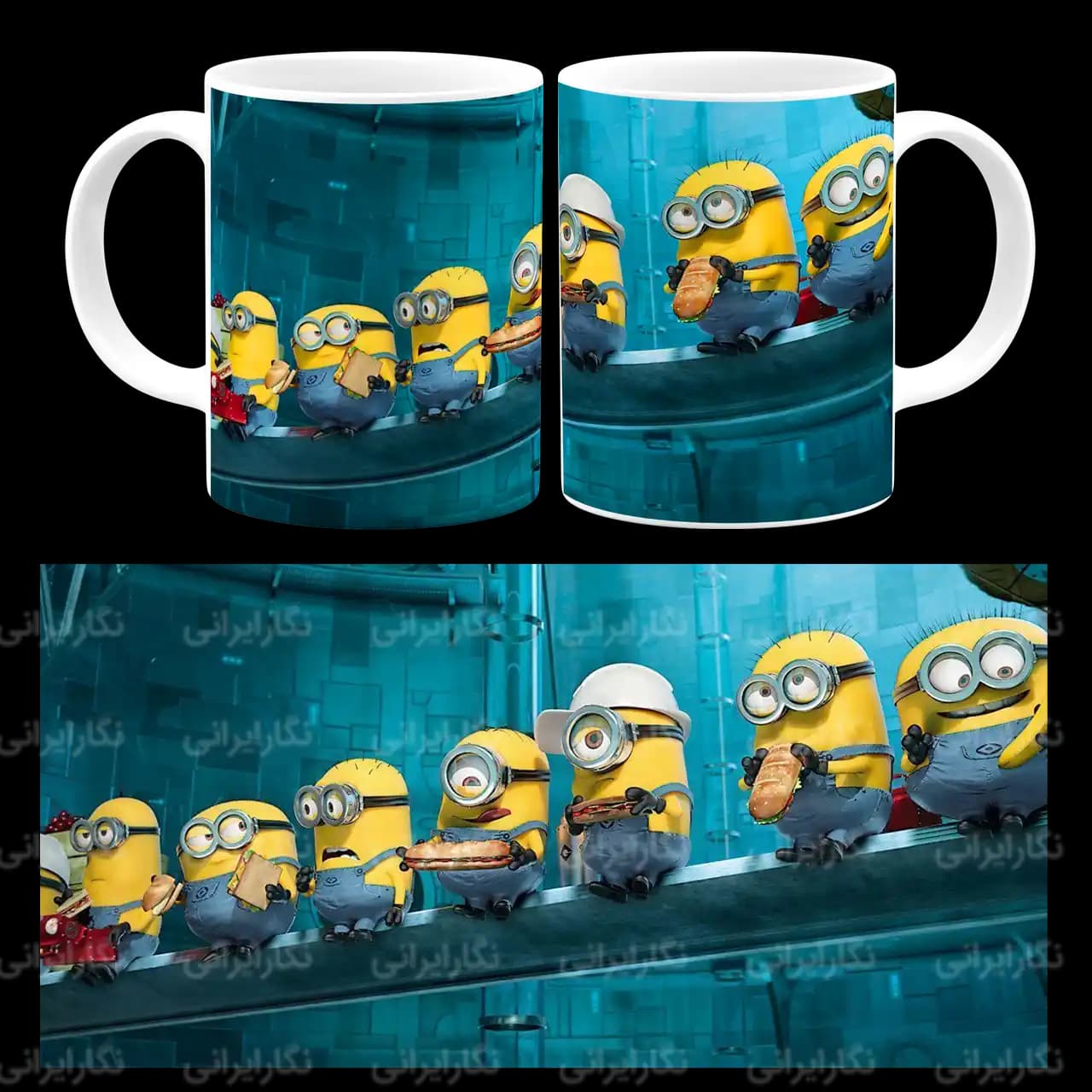 ماگ کارتون minions مدل F 9
