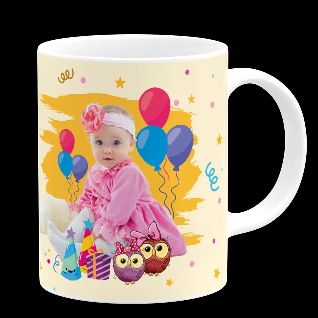 ماگ تولدت مبارک آذری جان (عکسدار) مدل AV 143 — تصویر ۳