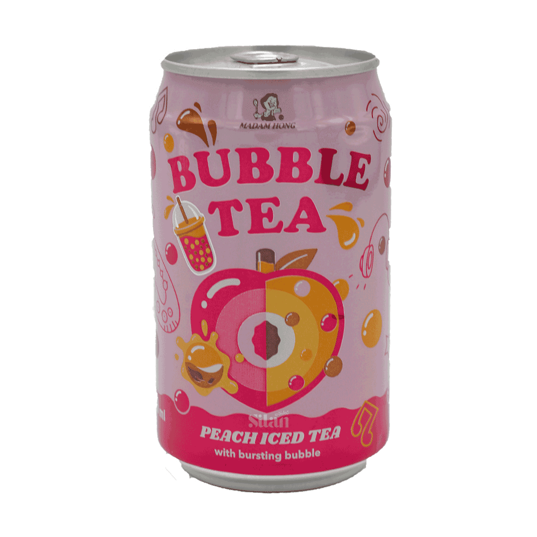 نوشیدنی بابل تی با طعم هلو – UBBLE TEA PEACH ICED TEA