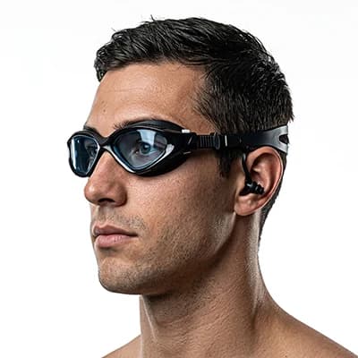ست عینک و کوش گیر شنا AQUA DIVE 8027
