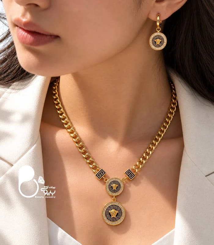 سرویس زنانه ورساچه روکش طلا هانا
