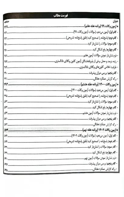 مجموعه سوالات آزمون وکالت دوراندیشان (اسکودا) «1398 تا 1404» — تصویر ۴