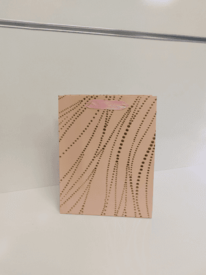 ساک کادویی سایز S طلاکوب خال دار BL2102 — تصویر ۴