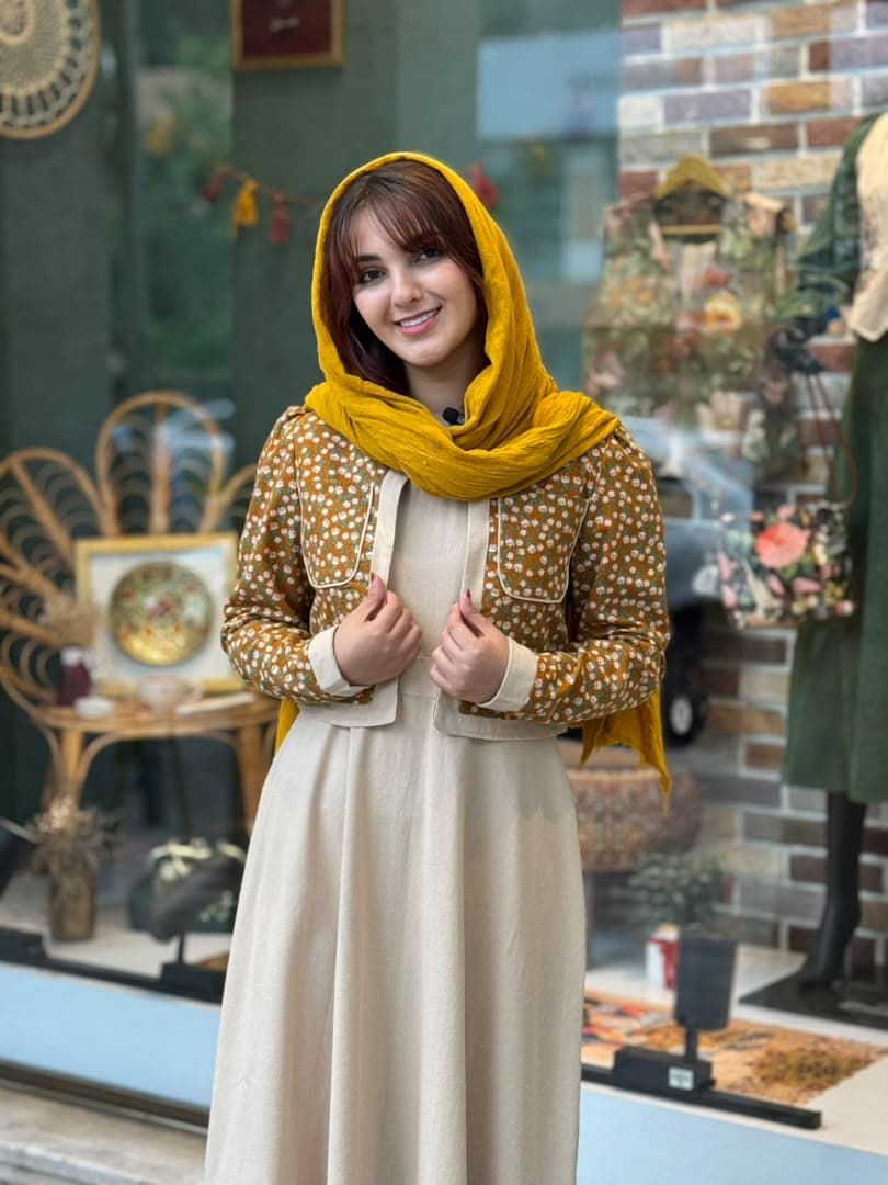 ست پنبه کرم آجری(نارنجی) — تصویر ۳