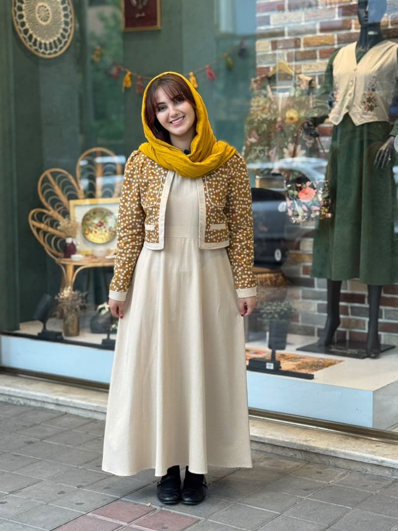 ست پنبه کرم آجری(نارنجی) — تصویر ۲
