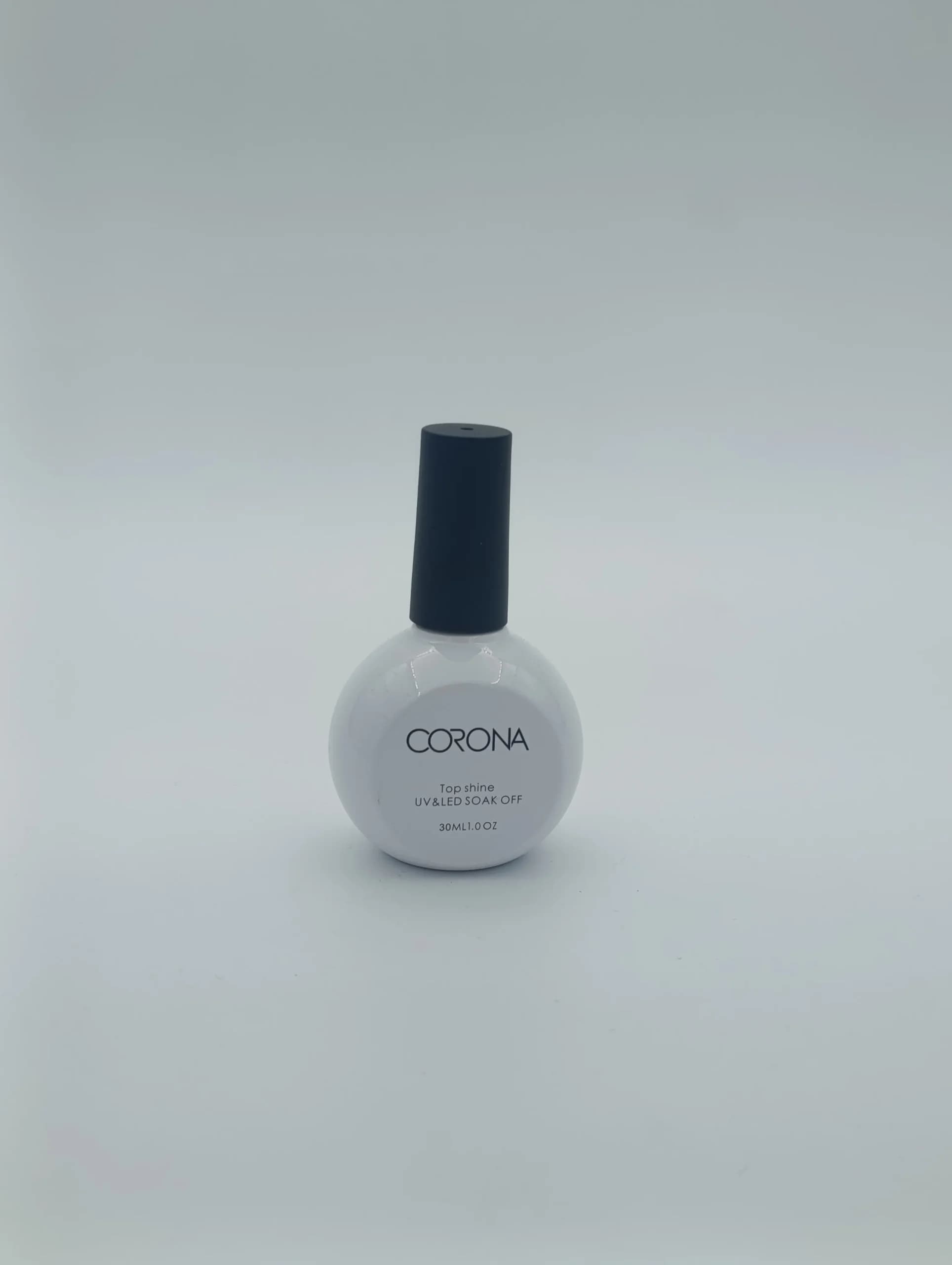 تاپ شاین کاشت ناخن کرونا CORONA حجم ۳۰ میلی‌لیتر (براق‌کننده بدون نوچی سالنی)