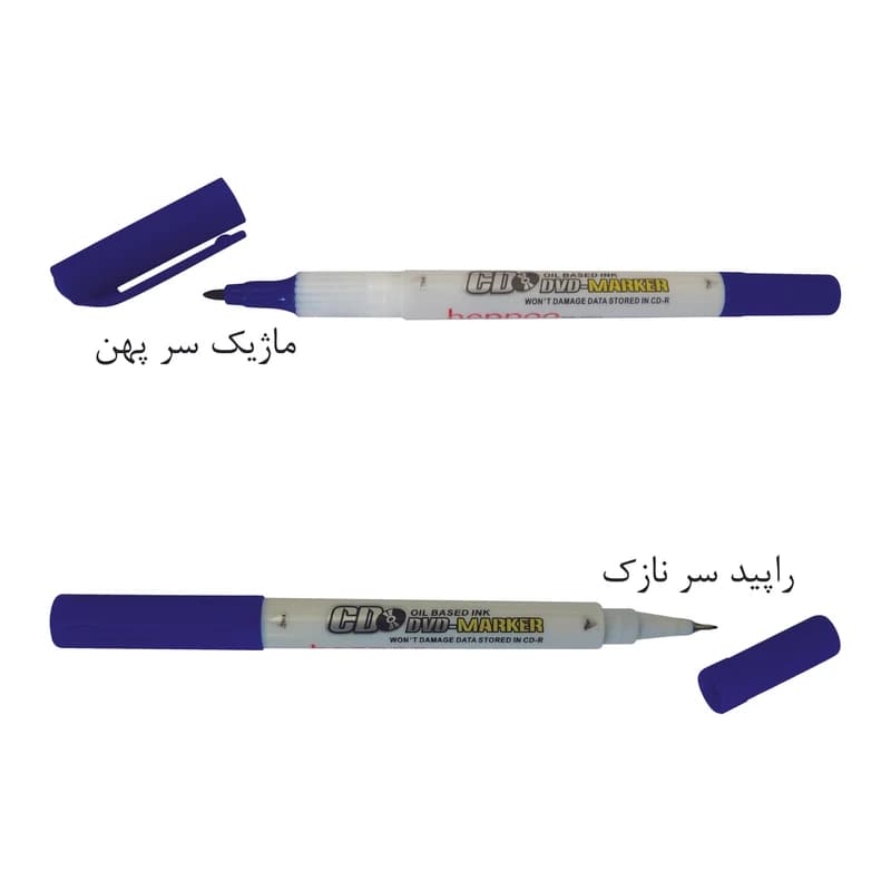 ماژیک CD دوطرفه هپو (Heppoo) مدل RS‑1011 — تصویر ۲
