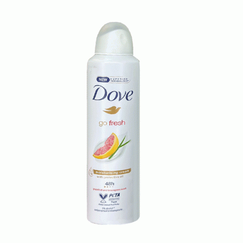 اسپری بدن داو گریپ فروت و به لیمو Dove Go Fresh Grapefruit & Lemongrass | سفارش اروپا