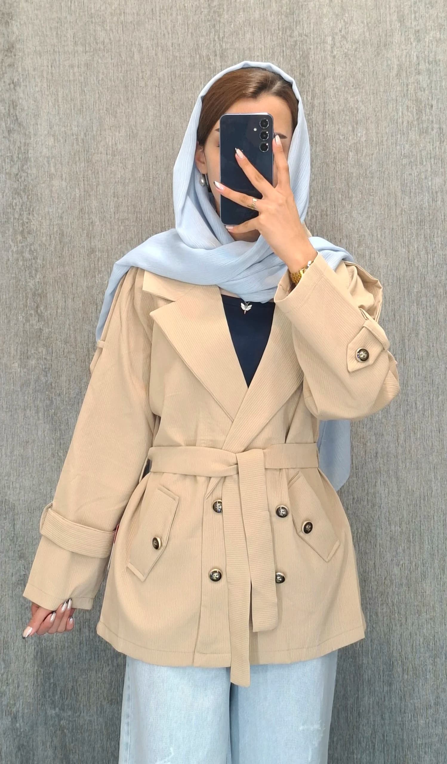 مانتو بارونی کبریتی(زنانه)