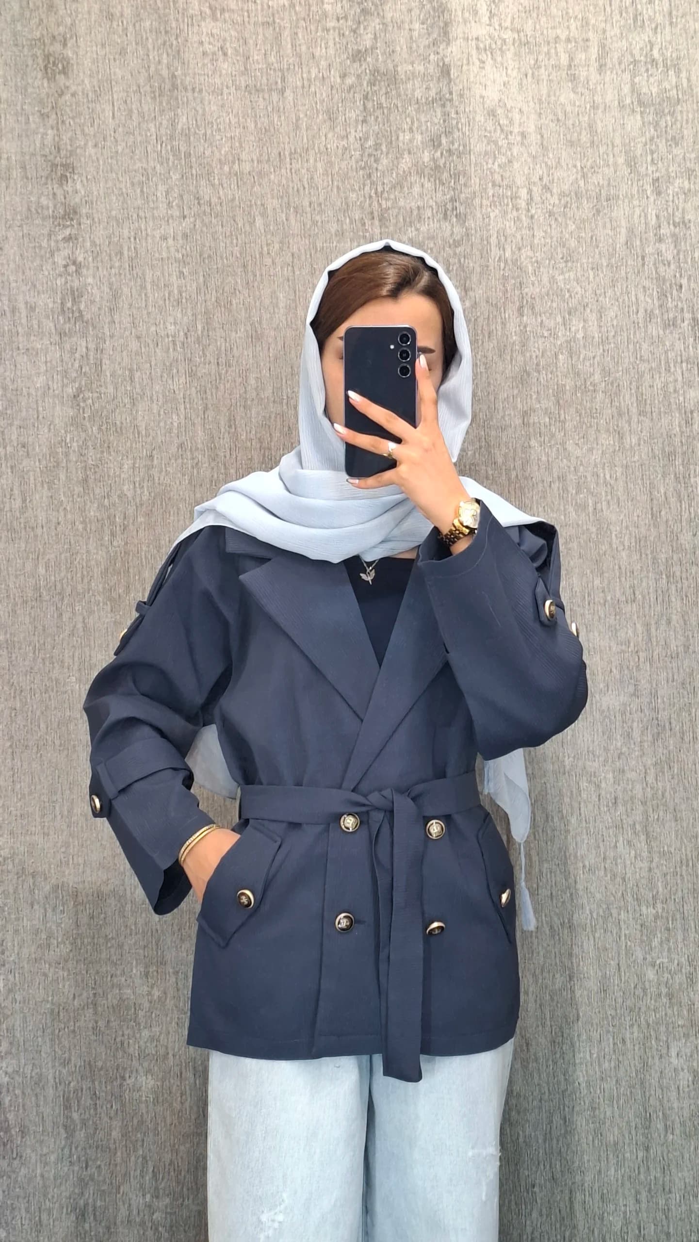مانتو بارونی کبریتی(زنانه) — تصویر ۳