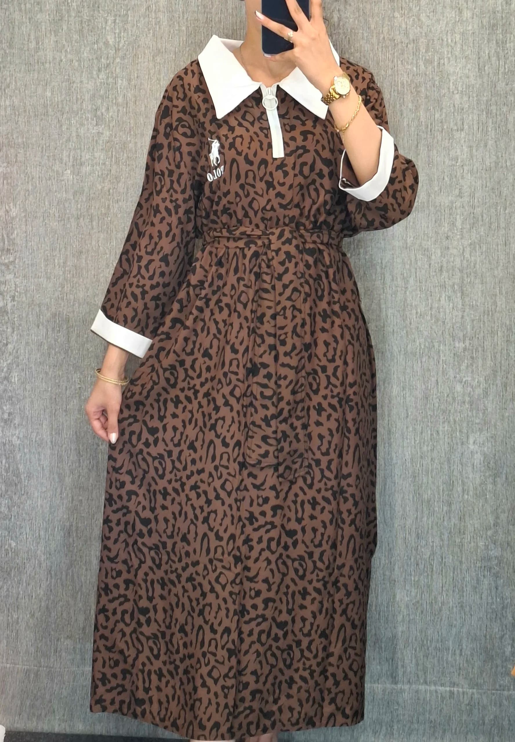 مانتو کفتان پلنگی(زنانه)