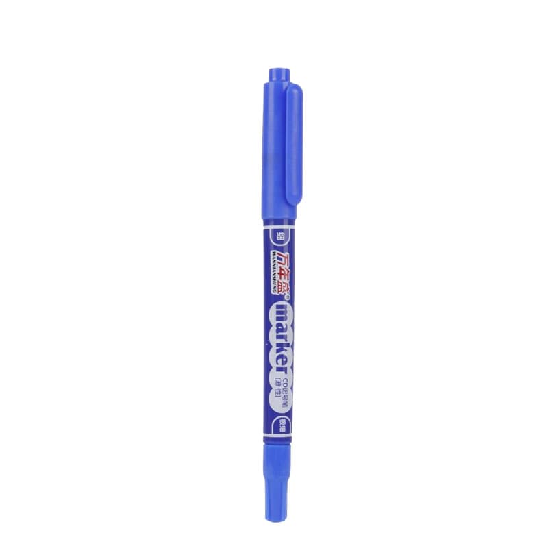 ماژیک (روان نویس) سی دی CD دو طرفه آبی مارکر marker کد w-168