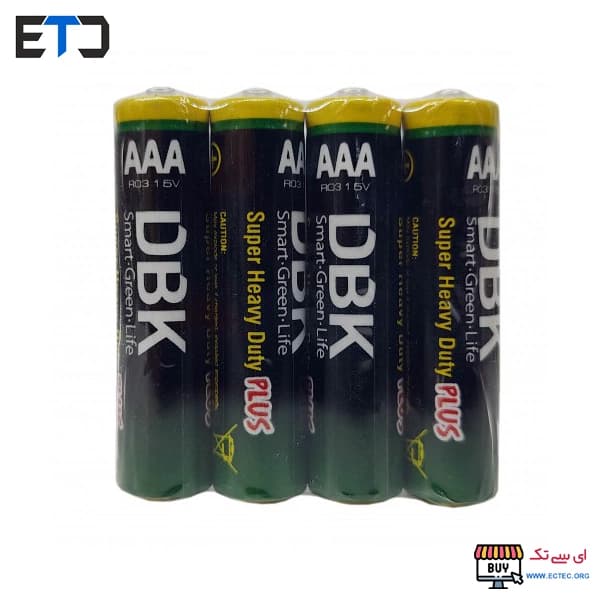 باتری نیم قلمی چهارتایی DBK شرینگ — تصویر ۴