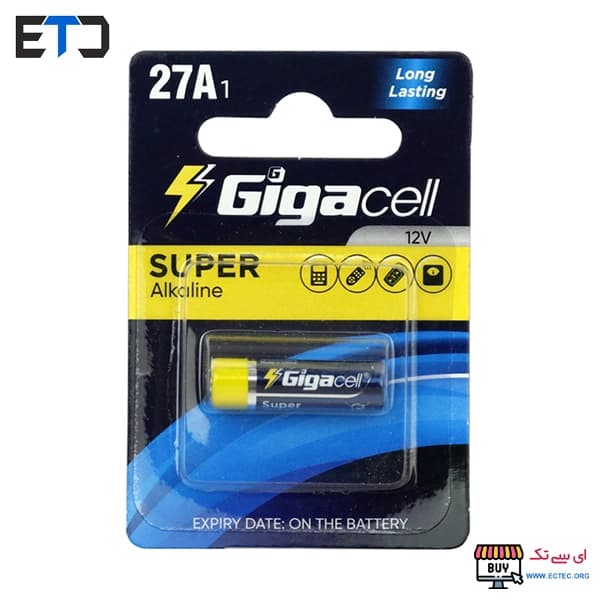 باتری ریموت کنترل گیگاسل Super Alkaline مدل 27A