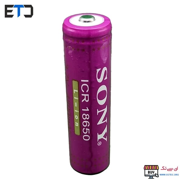 باتری لیتیوم-یون سونی ICR-18650 ظرفیت 4500 میلی آمپر نوک دار — تصویر ۶