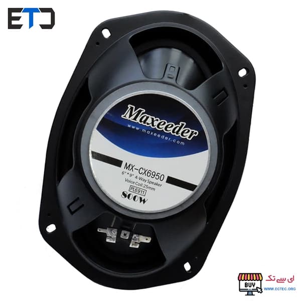 اسپیکر خودرو مکسیدر 800 وات سایز 6 × 9 اینچ Maxeeder PL6911 — تصویر ۳
